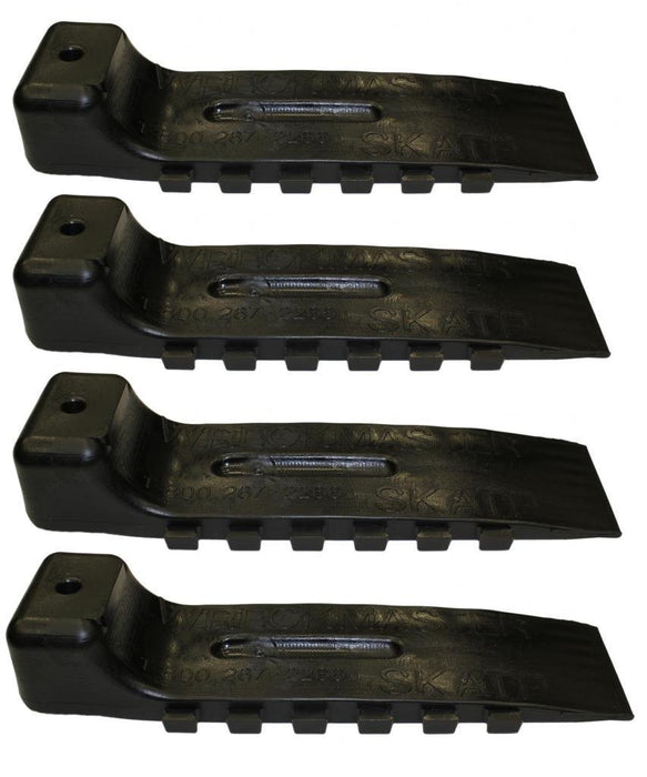 48-WSB  -  Wreckmaster Interlocking Tire Skates ( Black Set of 4 )