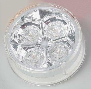 63006  -  2 1/2" Red/Clear 4 LED Light