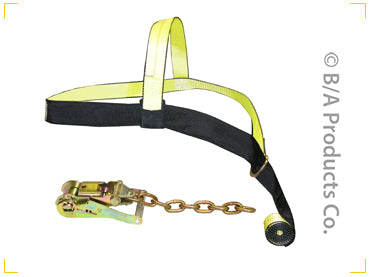 38-B19   -   Tie Down Basket Strap w/ D Ring & Sleeve (Basket Only)
