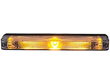 8892700  -  5" Amber Low Profile Strobe for Narrow Grill Spacing With 3 LED