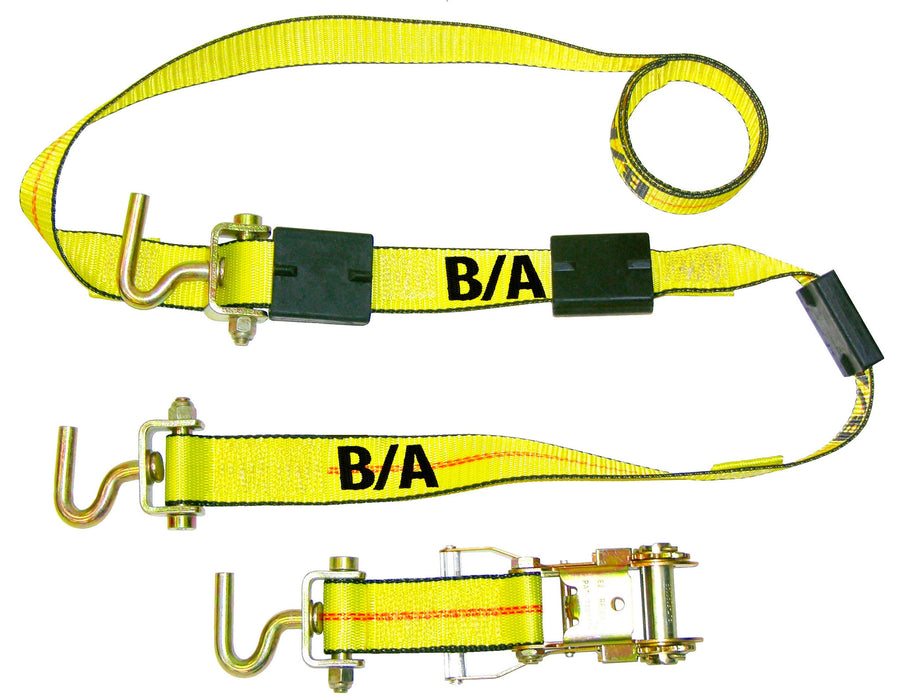 BA-PSR103  -  Perpendicular Swivel J Strap W/ Ratchet ( Miller Style )