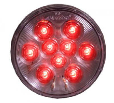 M42322RCL  -  Red/Clear 4" Round - Stop/Turn/Taillight