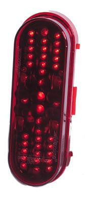 M63420R  -  Red 6" Oval Marker 42 LED - Stop/Turn/Taillight